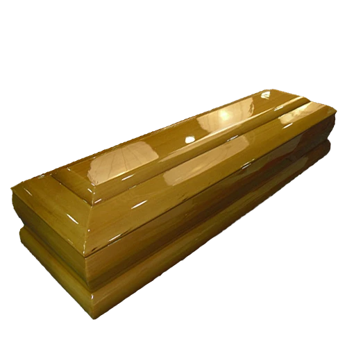 Spanish Style Oversize Oak Wood Coffin manufacturers